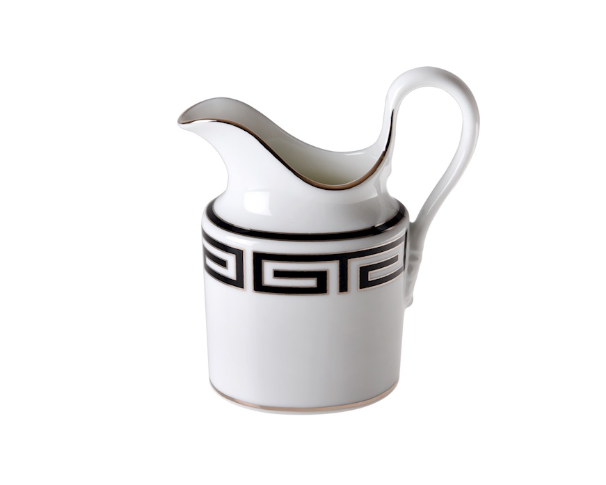 Milkpot Labirinto Nero porcelain Richard Ginori