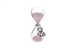 Hourglass Teddy Bear with box Selezione Zanolli