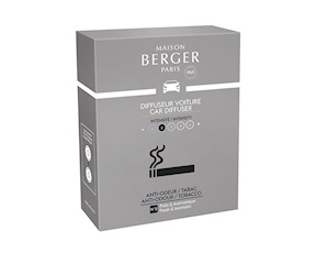 Ricarica diffusore auto 2 pezzi alla fragranza Anti Odori Tabacco Maison Berger Paris