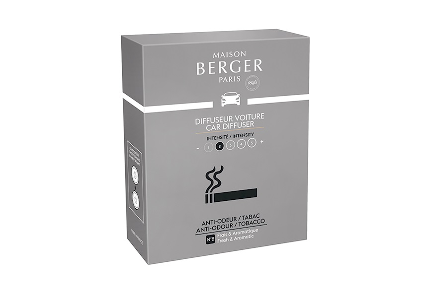 Ricarica diffusore auto alla fragranza Anti Odori Tabacco Maison Berger Paris