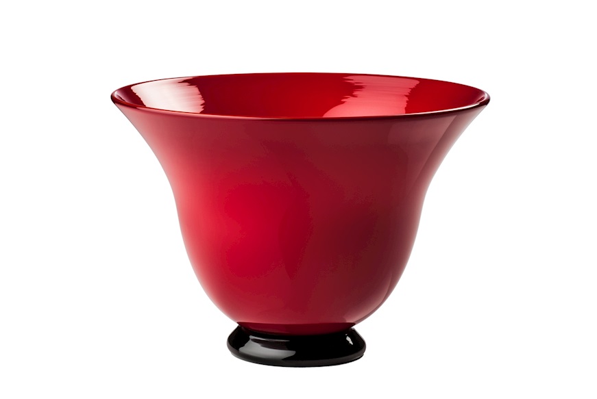 Vaso Anni Trenta vetro di Murano colore rosso Venini