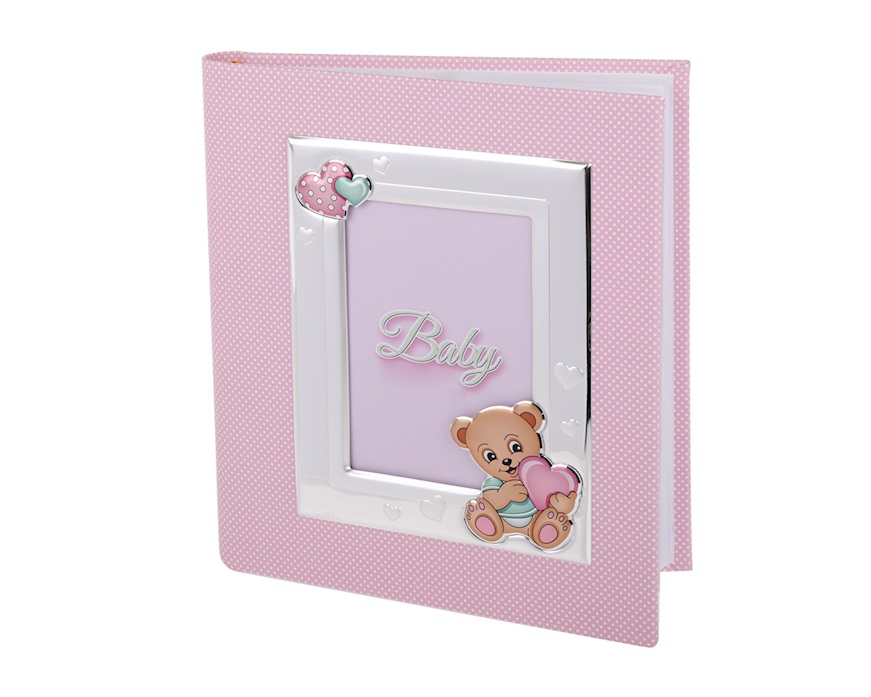 Album orsetto con cuore rosa Selezione Zanolli
