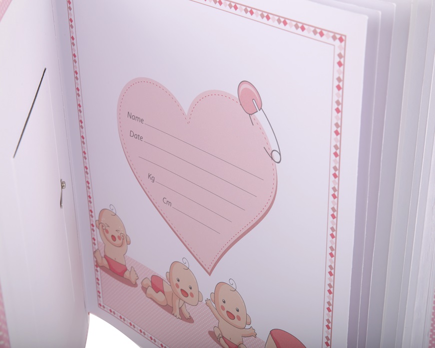 Album orsetto con cuore rosa Selezione Zanolli