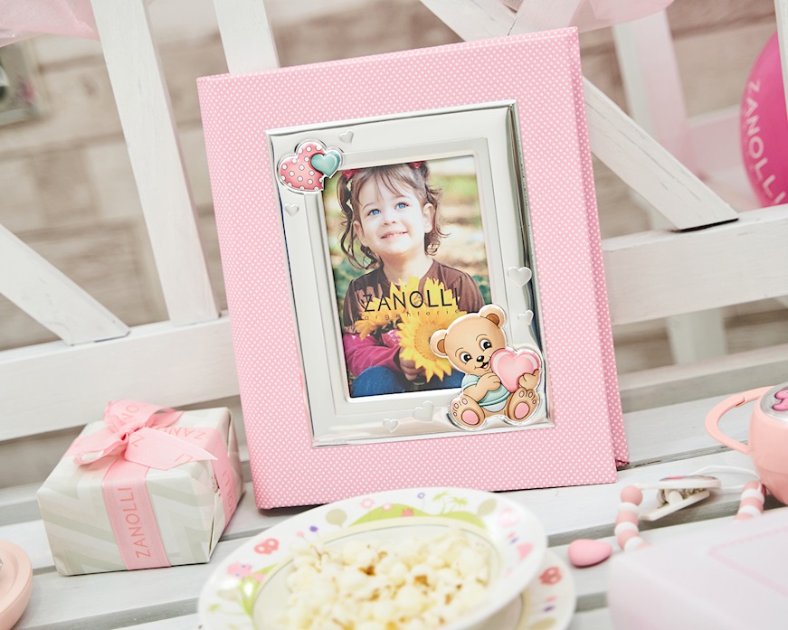 Album orsetto con cuore rosa Selezione Zanolli