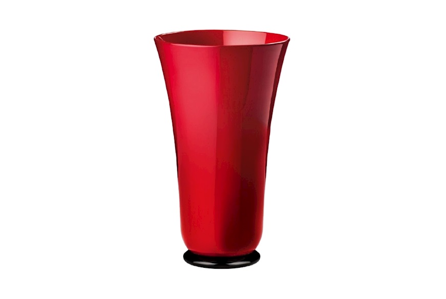 Vase Anni Trenta Murano glass red Venini