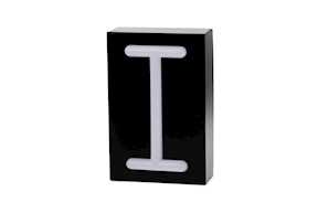 Lettera luminosa Rebus I Pusher