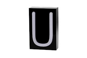 Lettera luminosa Rebus U Pusher