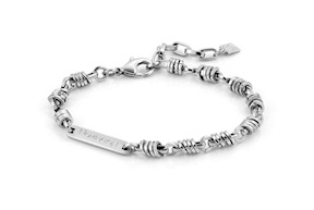 Bracciale Bond Streetstyle acciaio catena a rondelle