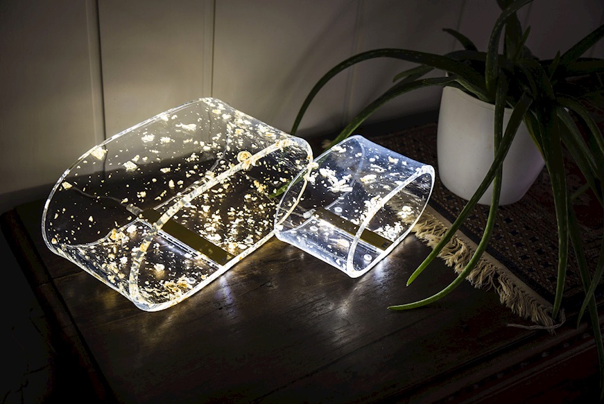 Lamp Future small gold Vesta