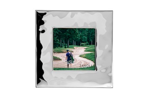 Picture frame Seta bilaminated Silver Selezione Zanolli