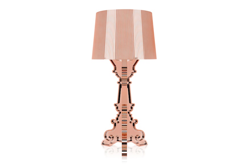 Lampada da tavolo Bourgie rame con dimmer Kartell