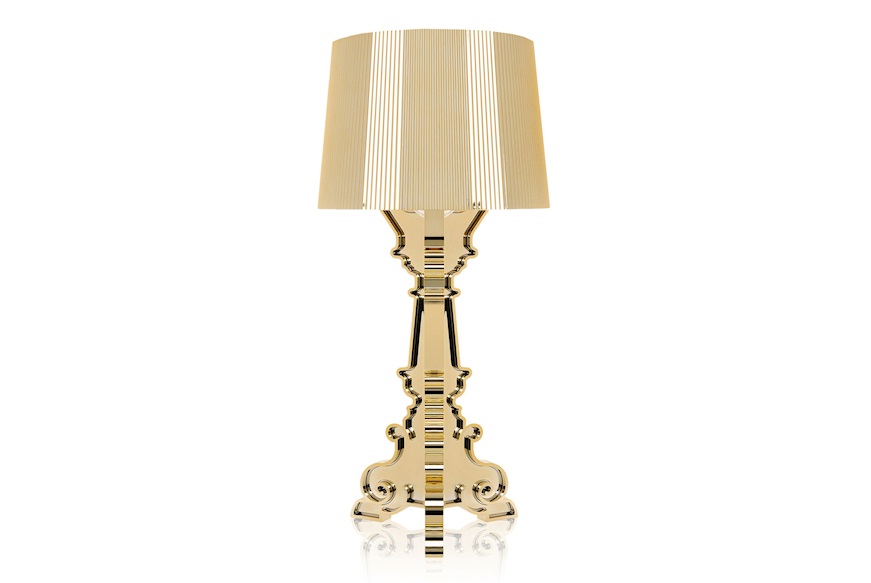Table lamp Bourgie metallic gold Kartell