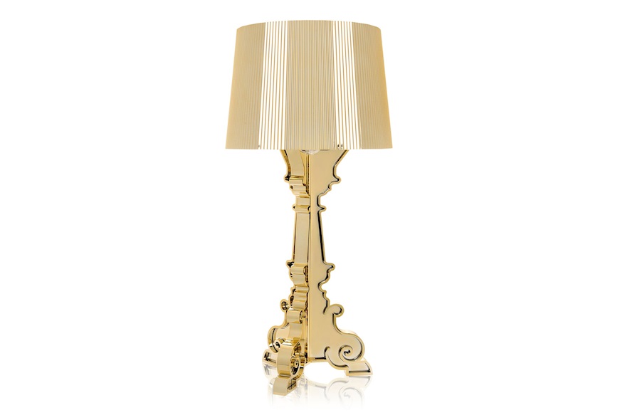 Table lamp Bourgie metallic gold Kartell