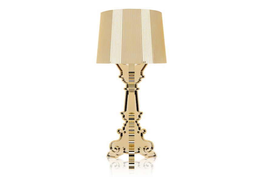 Lampada da tavolo Bourgie oro con dimmer Kartell