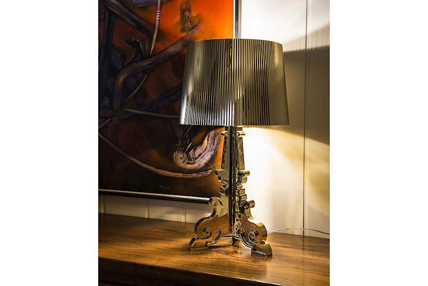 Lampada da tavolo Bourgie oro con dimmer Kartell
