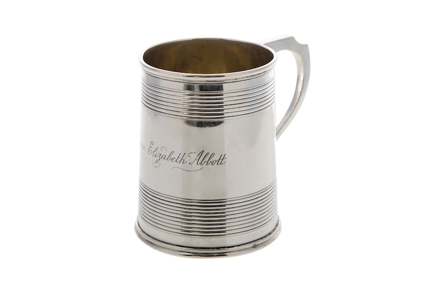 Mug argento 137 grammi Londra (GB) 1891-1892 Selezione Zanolli