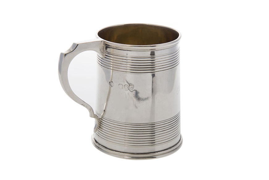 Mug argento 137 grammi Londra (GB) 1891-1892 Selezione Zanolli