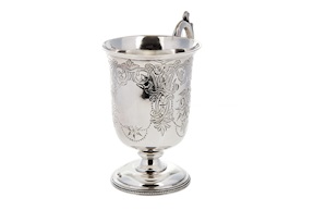 Mug argento 150 grammi Birmingham (GB) 1867-1868 Selezione Zanolli