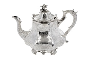 Teiera argento 786 grammi Edimburgo (GB) 1849-1850 Selezione Zanolli
