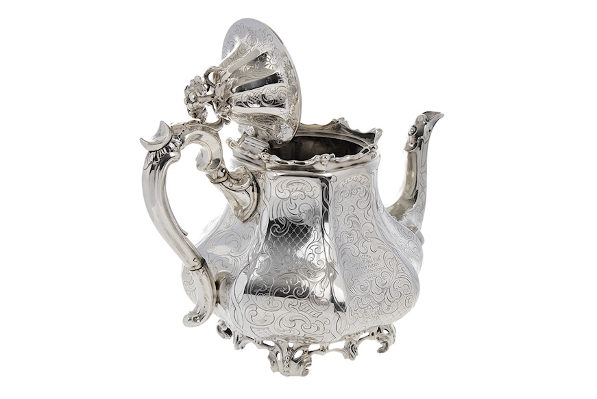 Teiera argento 786 grammi Edimburgo (GB) 1849-1850 Selezione Zanolli