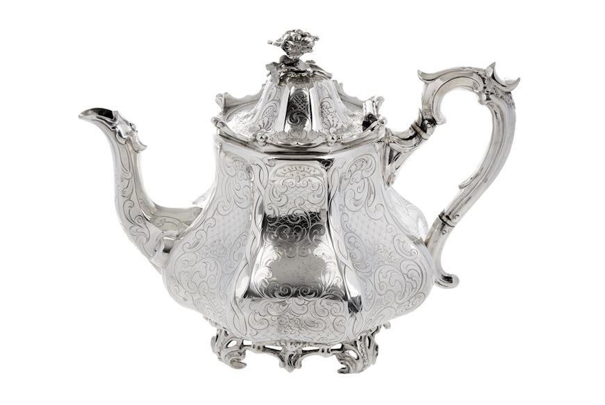 Teapot silver Edimburgh (GB) 1849-1850 Selezione Zanolli