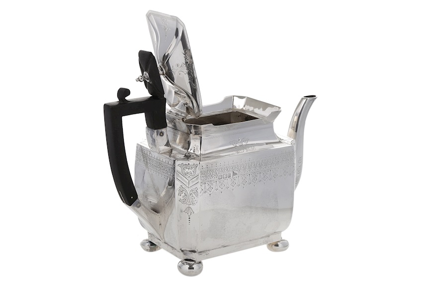 Teiera argento 690 grammi Sheffield (GB) 1898-1899 Selezione Zanolli
