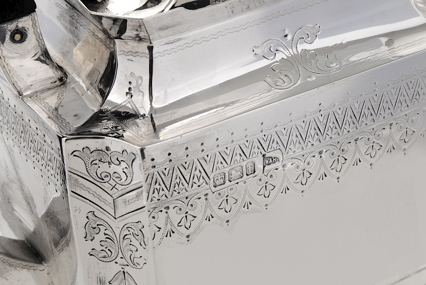 Teiera argento 690 grammi Sheffield (GB) 1898-1899 Selezione Zanolli