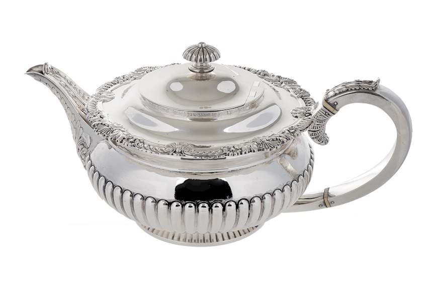 Teapot silver 899 grammi Sheffield (GB) 1903-1904 Selezione Zanolli