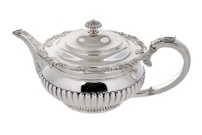 Teapot silver 899 grammi Sheffield (GB) 1903-1904 Selezione Zanolli