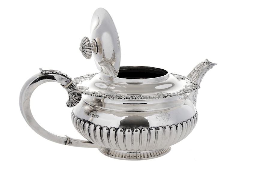 Teapot silver Sheffield (GB) 1903-1904 Selezione Zanolli