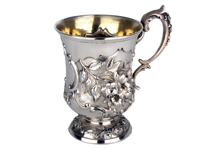 Mug argento 238 grammi Londra (GB) 1874-1875 Selezione Zanolli