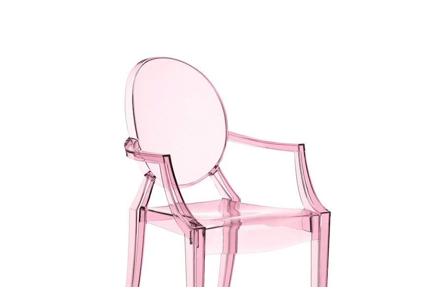 Chair Lou Lou Ghost pink Kartell