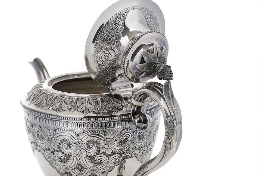 Servizio da caffè argento 2281 grammi Sheffield (GB) 1899-1900 Selezione Zanolli