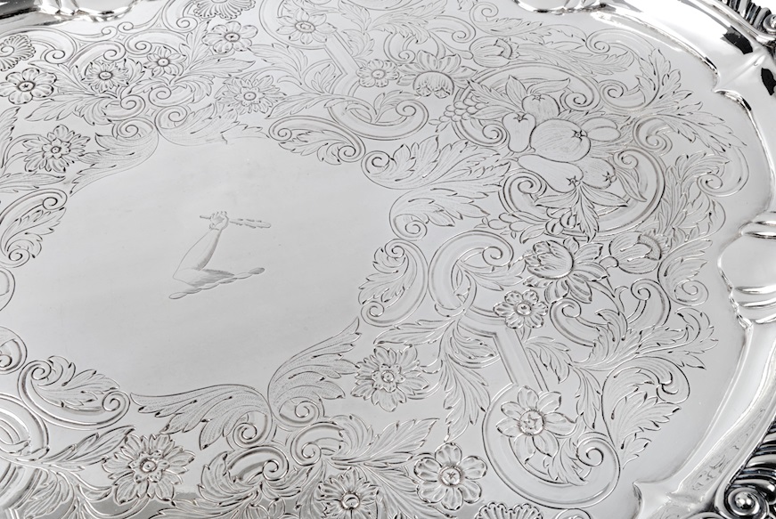 Tray silver London (GB) 1807-1808 Selezione Zanolli