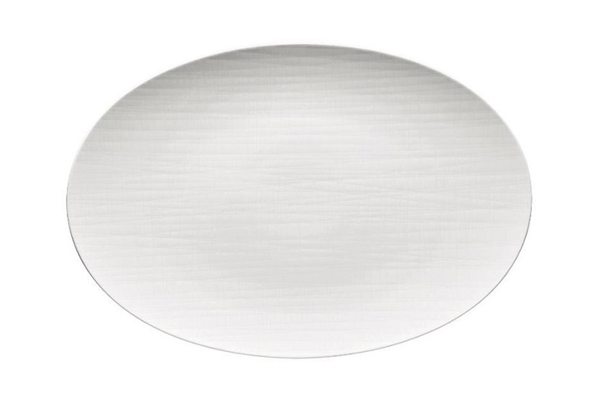Oval plate Mesh porcelain white Rosenthal