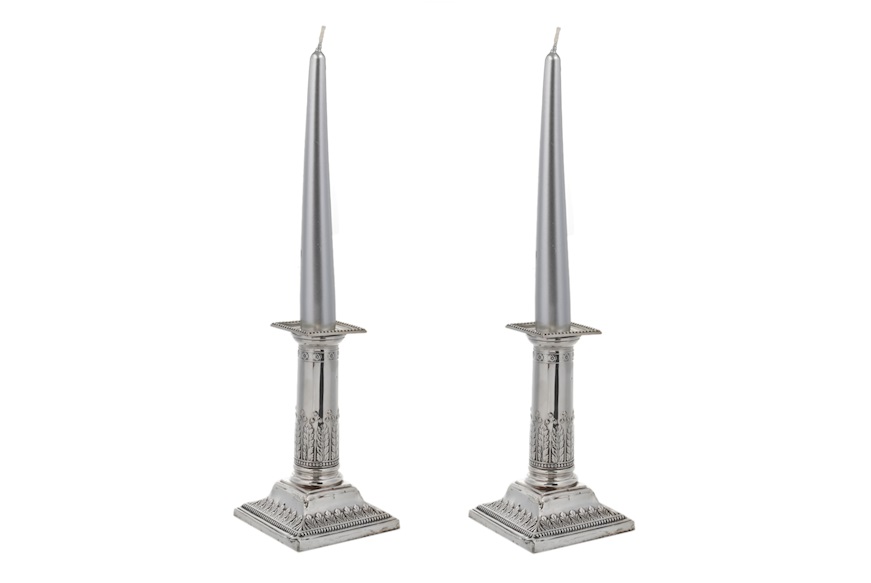 Candelholders silver 180 grammi Sheffield (GB) end XIX century Selezione Zanolli