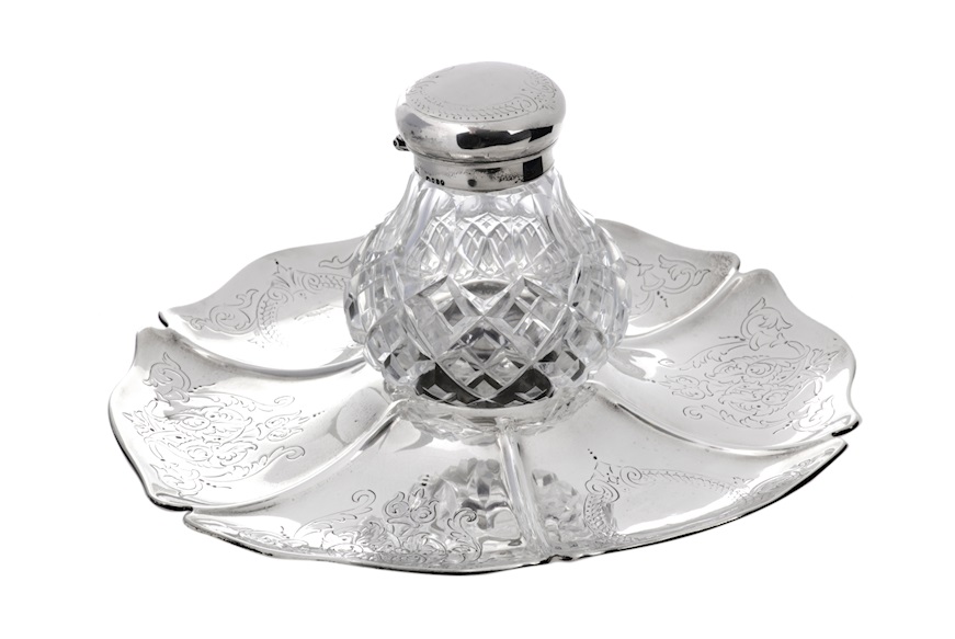 Calamaio argento 430 grammi Londra (GB) 1866-1867 Selezione Zanolli