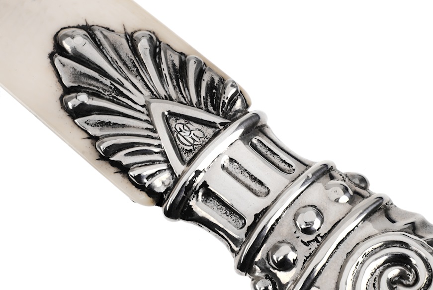 Paper knife silver London (GB) 1890-1891 Selezione Zanolli