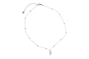 Girocollo argento lettera B Selezione Zanolli