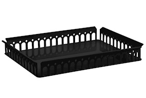 Vassoio Piazza nero Kartell