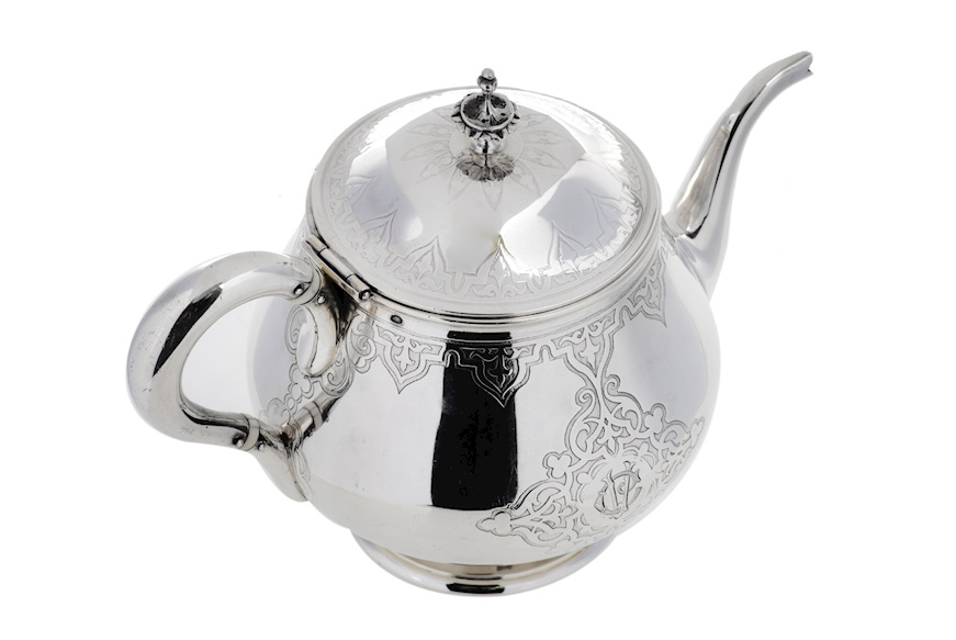 Teiera argento 325 grammi Francia XIX secolo Selezione Zanolli