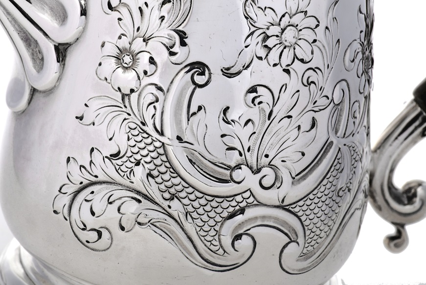 Coffeepot silver London (GB) 1742-1743 Selezione Zanolli