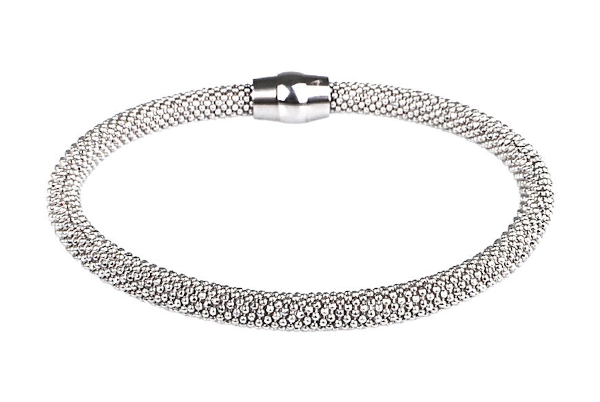 Bracelet silver rhodium with magnet closure Selezione Zanolli