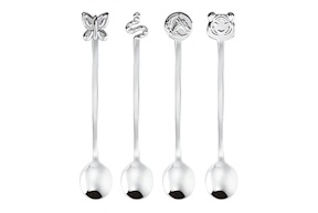 Party spoon set Party Fashion steel 4 pieces Sambonet