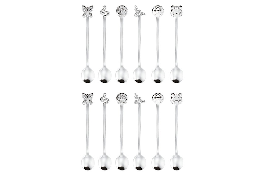Party spoon set Party Fashion steel 12 pieces Sambonet