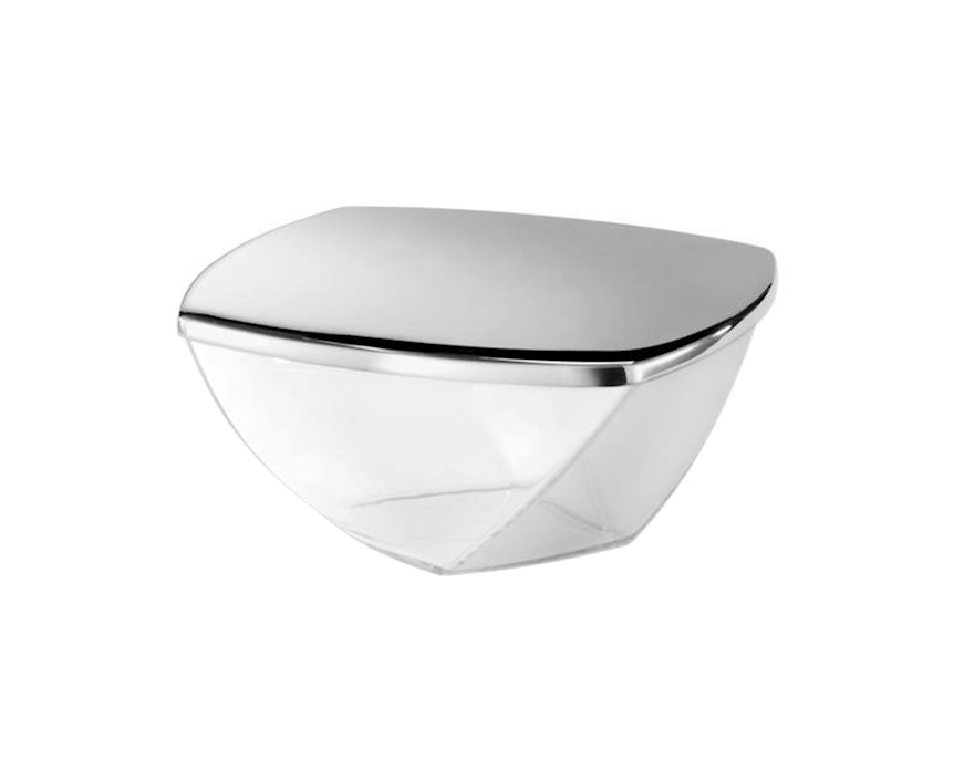 Grated cheese pot Lucy steel Sambonet