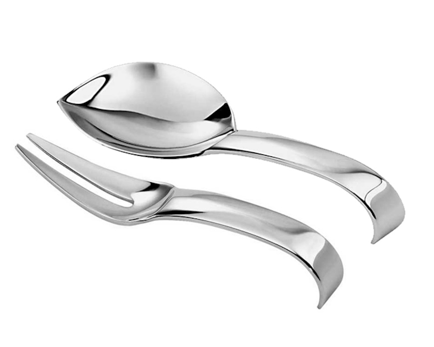 Set cucchiaio e forchetta Living acciaio monoporzione Sambonet
