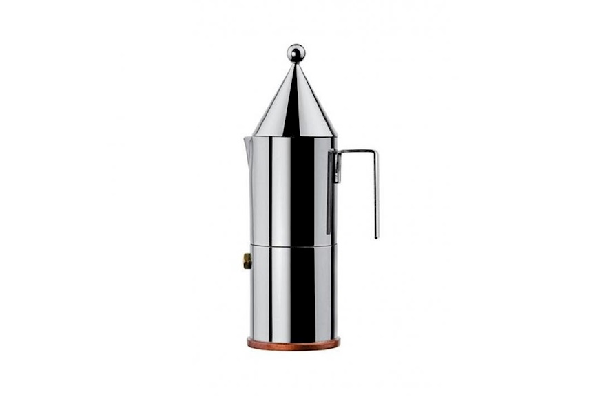 Espresso coffee machine La Conica steel 300 ml Alessi