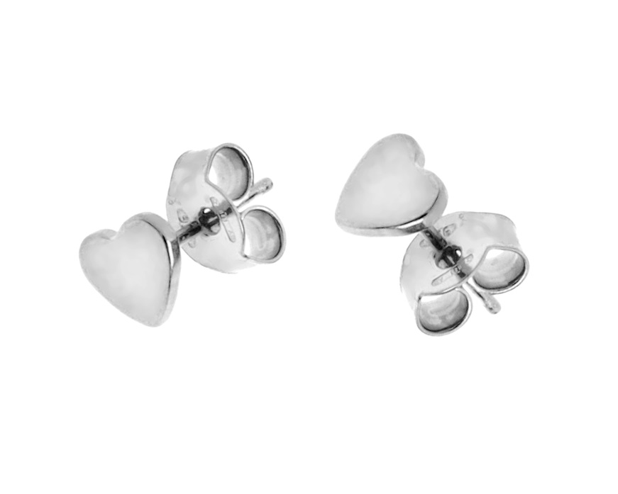 Lobe Earrings Heart silver Selezione Zanolli