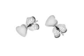 Lobe Earrings Heart silver Selezione Zanolli